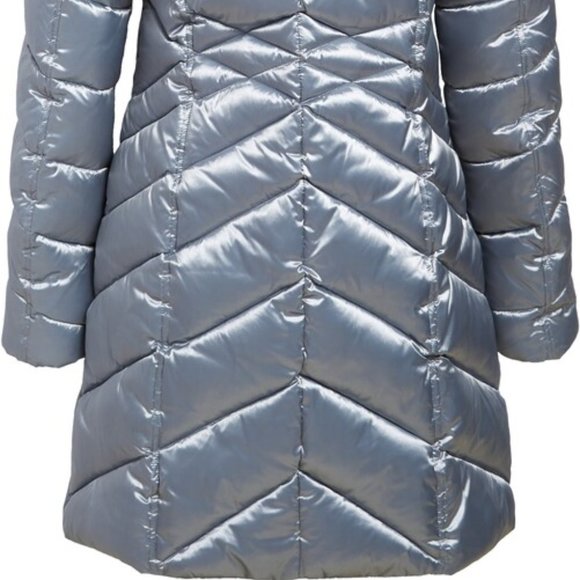 NWT $230 SAM EDELMAN Women XS (US 0-2) Hooded Puffer Coat Winter Snow Jacket - Picture 9 of 16